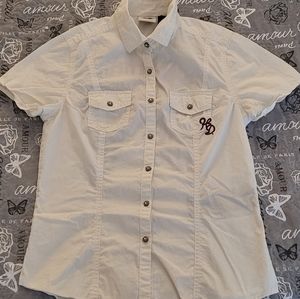Harley-Davidson Womens Short Sleeves blouse shirt